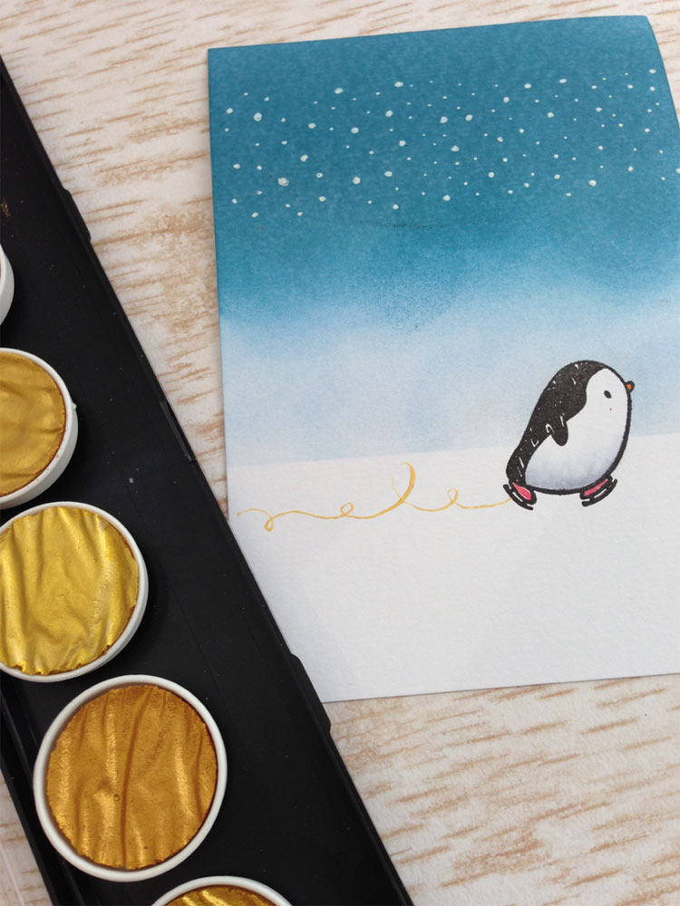 penguin_gold_paint