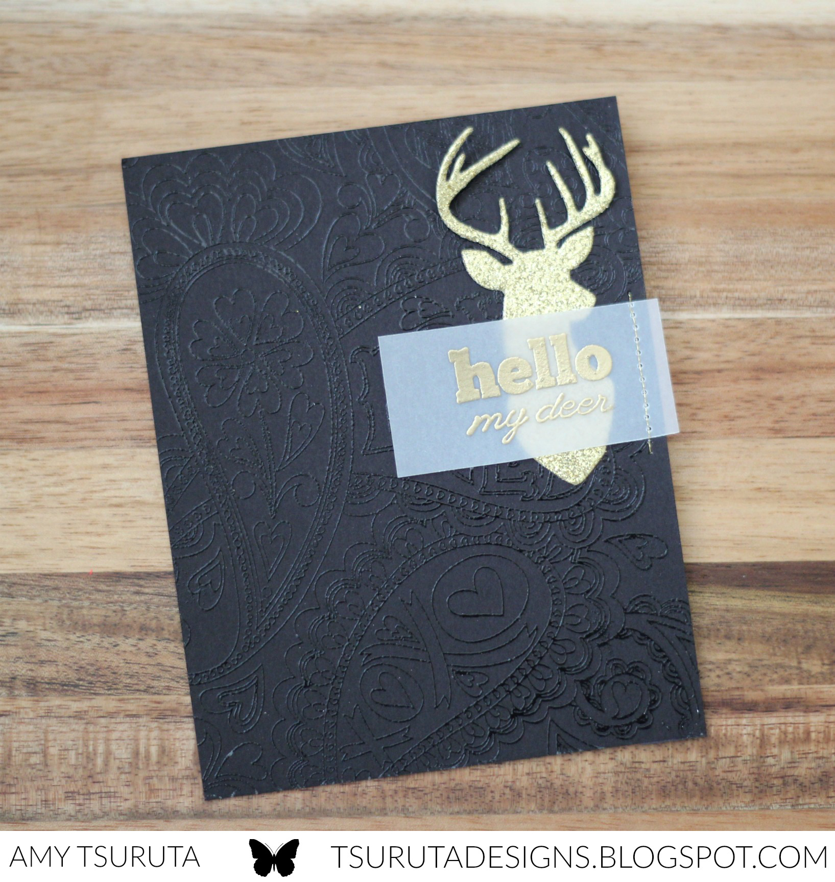 Hello my deer by Amy Tsuruta for Impress + Savvy  Stamps
