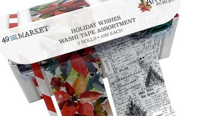 Holiday washi tape