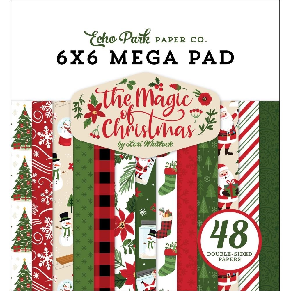 Echo Park The Magic Of Christmas MEGA Paper Pad 6"X6"