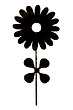 2079C - pinwheel stem flower
