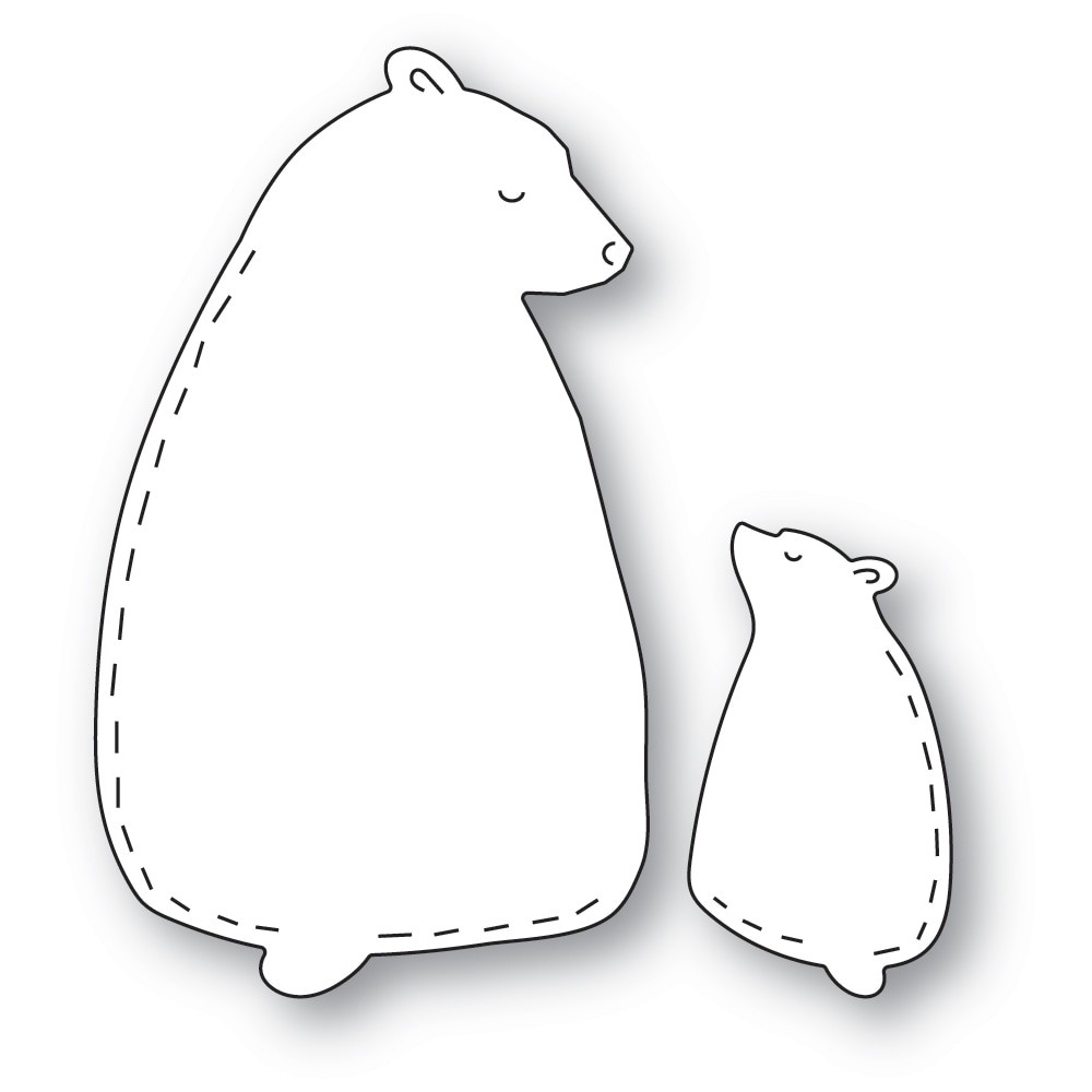 Poppystamps Whittle Polar Bears 2547