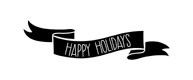 5302C - happy holiday banner