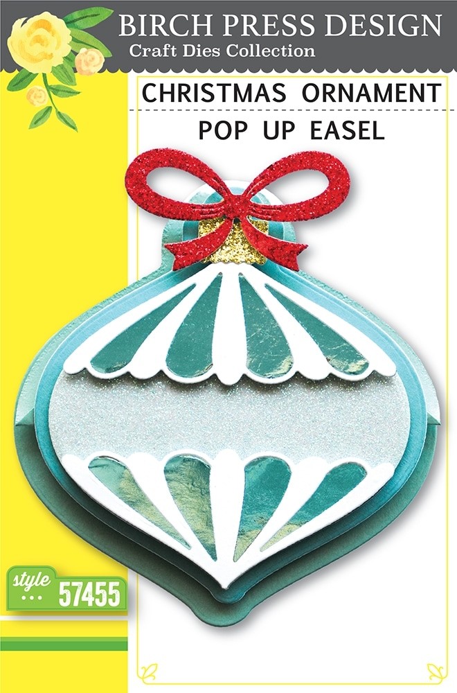 Birch Press Christmas Ornament Pop Up Easel 57455