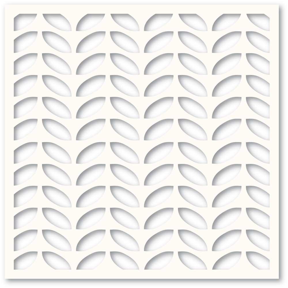 Memory Box Leafy Rows Stencil