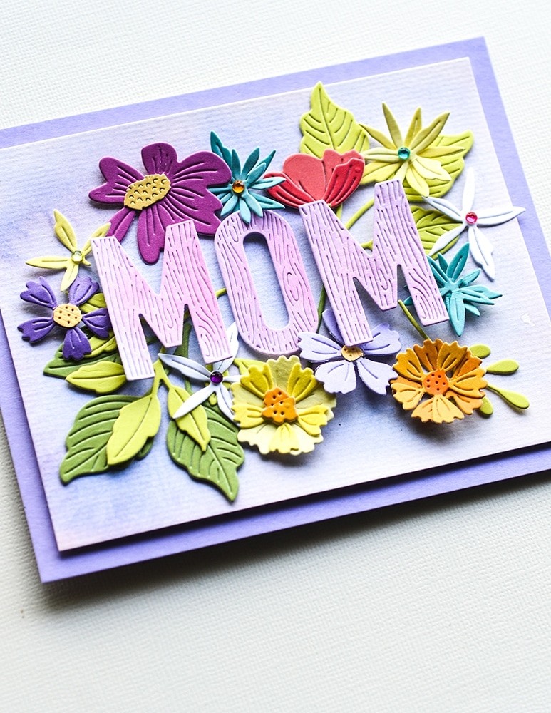 Floral Card for mom