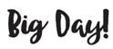 5743C - big day rubber stamp