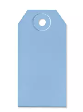 Small Blue Shipping tags