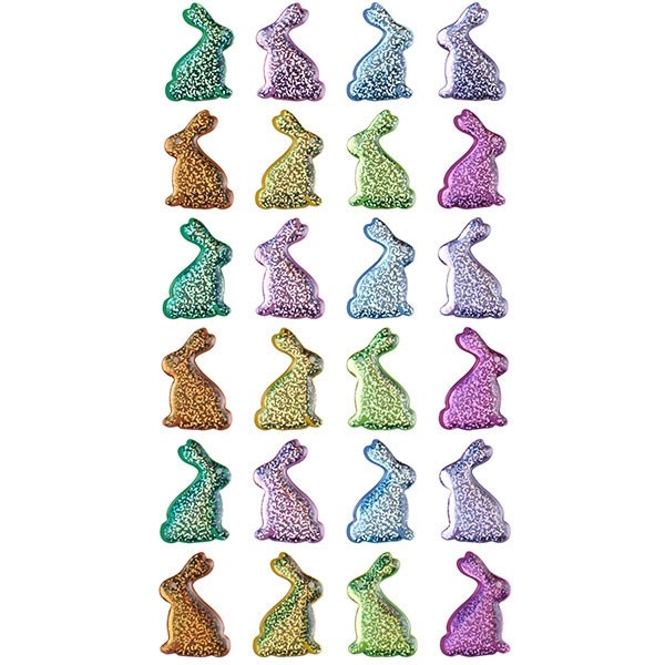 Sticko Bunny Marshmallows Dimensional Stickers