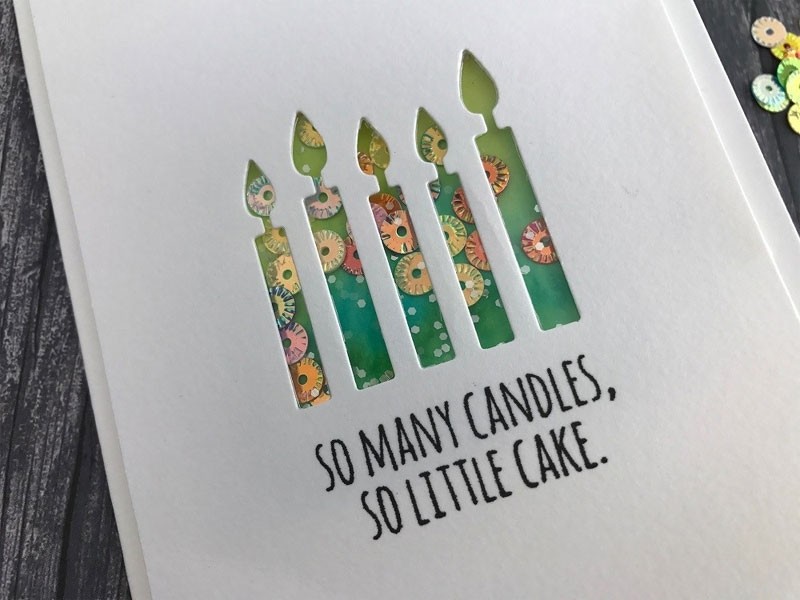 Candle Shaker Card