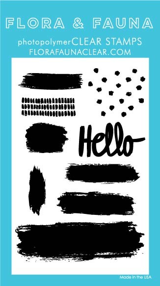 Flora & Fauna Texture Clear Stamp Set