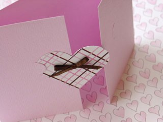Notched Heart Card