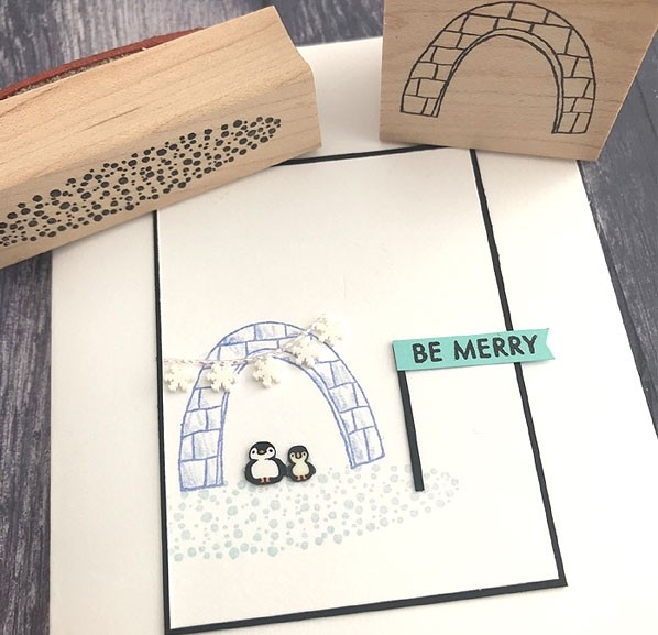 igloo rubber stamps (1560c)