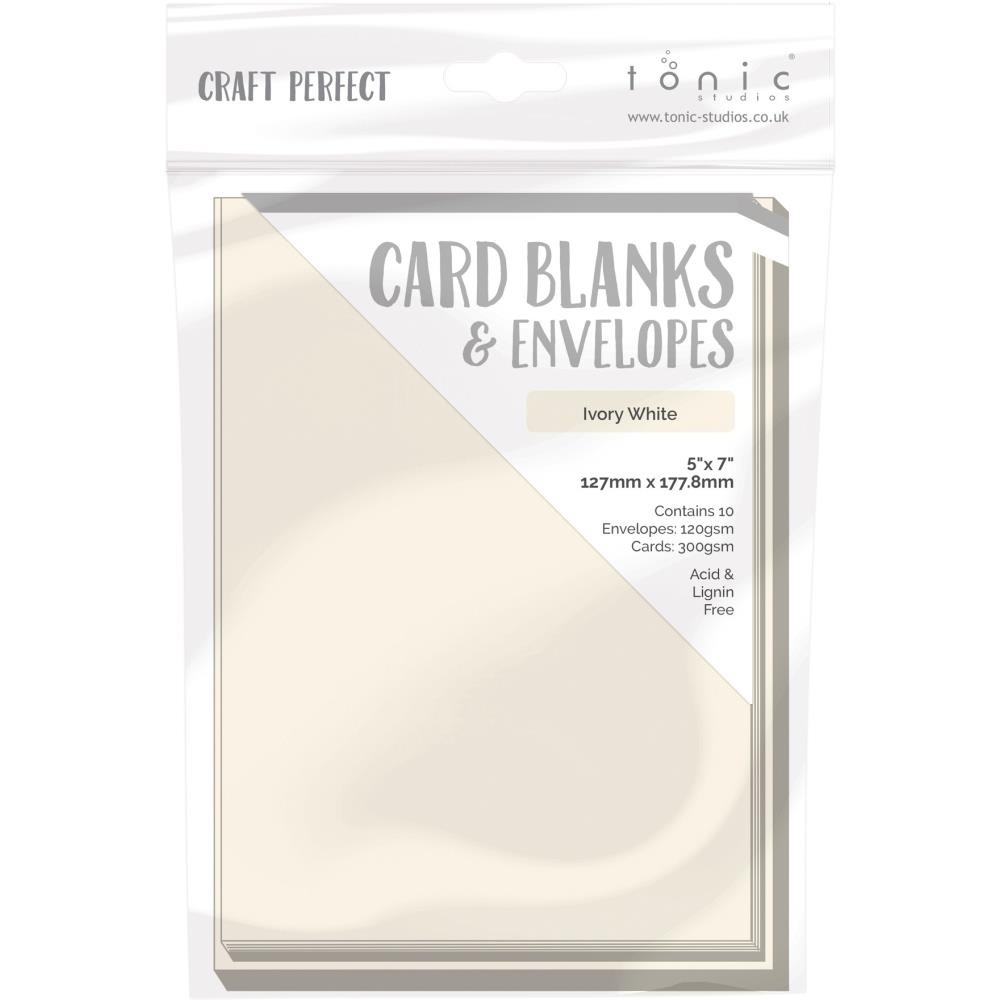 TONIC CARDS AND ENVELOPES - IVORY WHITE