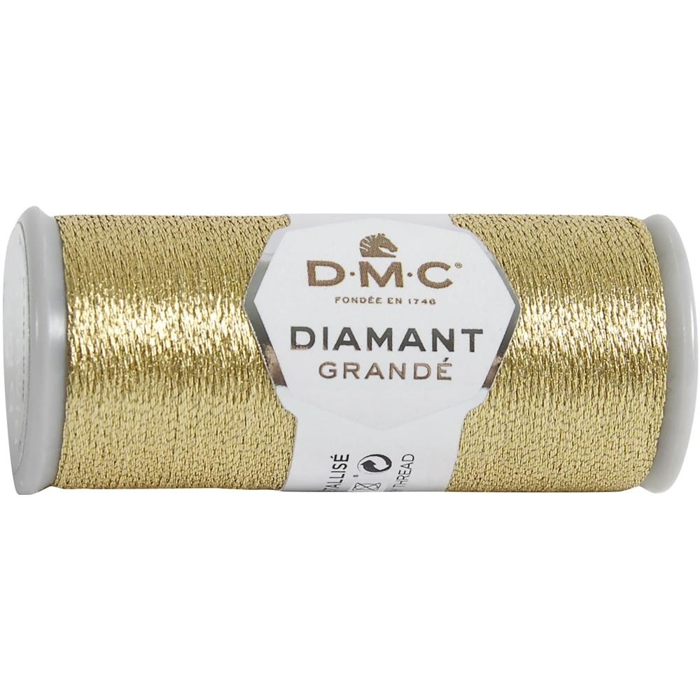 DMC Diamant Grande Metallic Thread 21.8yd Light Gold