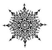 STAMPERS ANONYMOUS SNOWFLAKE M2-3112