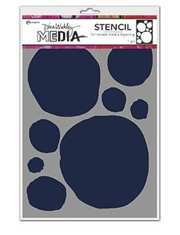 DINA WAKLEY MEDIA STENCIL: Circles for Painting MDS69225