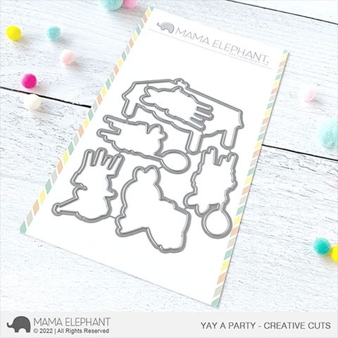 Mama Elephant Yay A Party - Creative Cuts