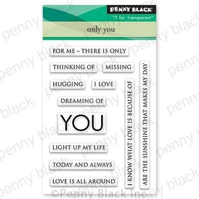 Penny Black Only You (mini) Stamp set 30-666 