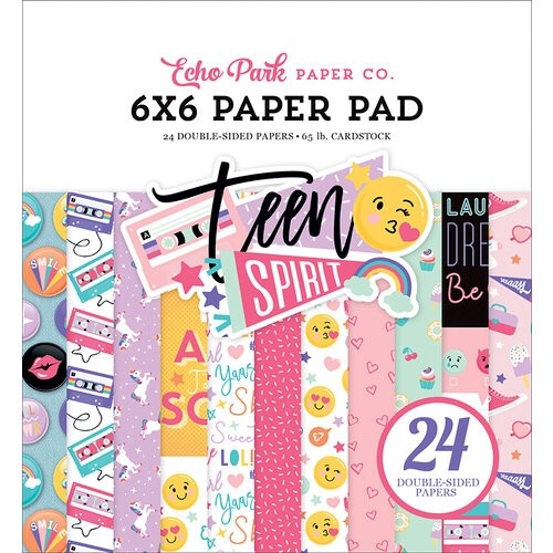 sale - Echo Park Teen Spirit Girl Paper Pad