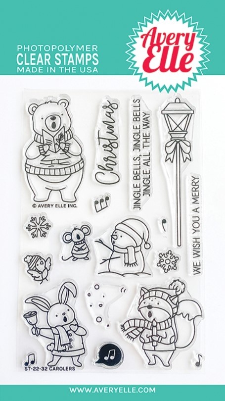 Avery Elle Carolers Clear Stamps ST-22-32