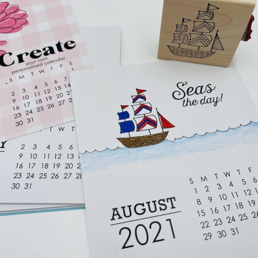 August DIY calendar
