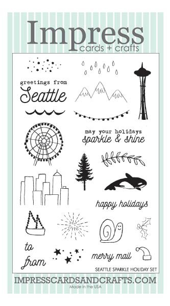 Impress Seattle Sparkle Holiday Clear Set
