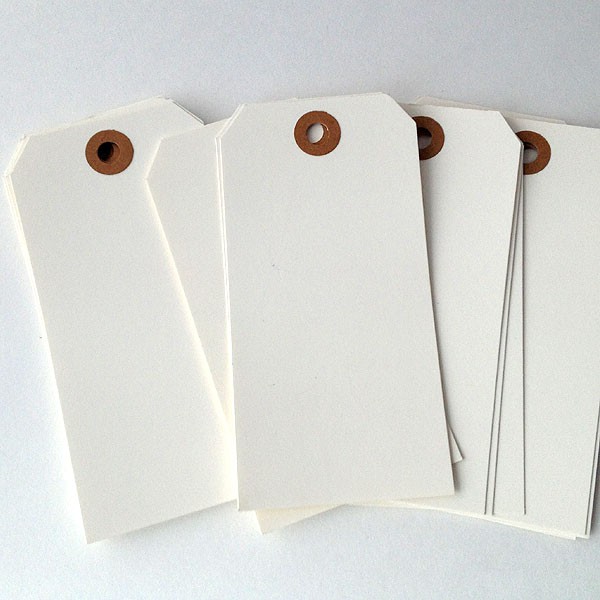 White Shipping Tags - tags - Packaging Supplies - Shop