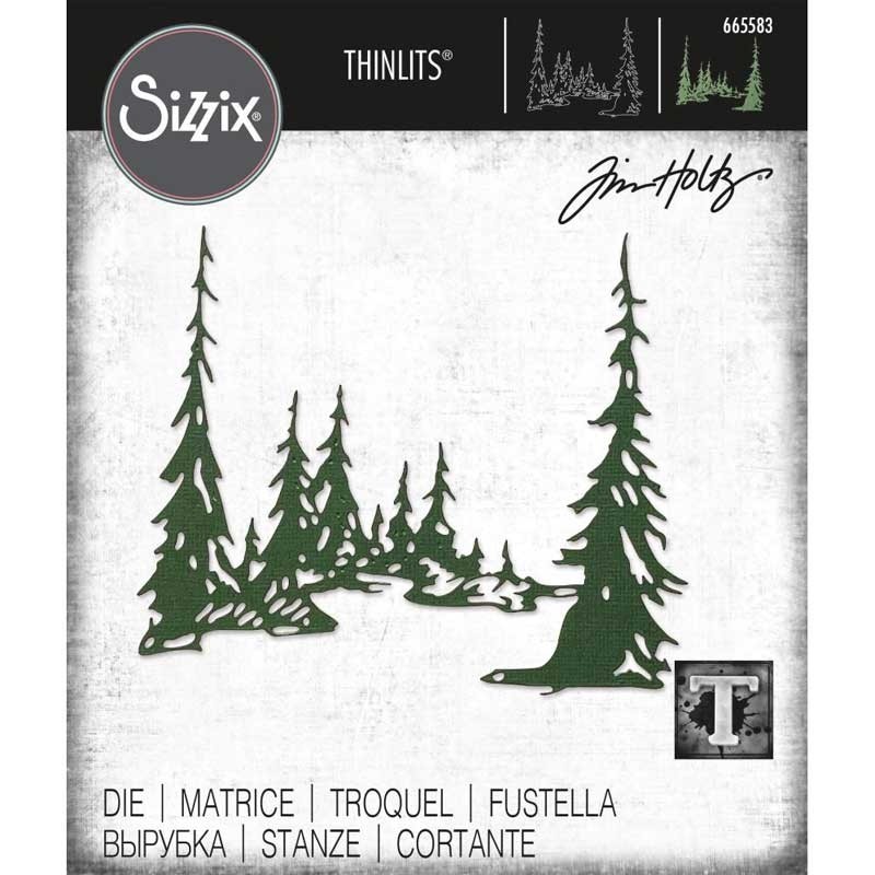 Sizzix Tall Pines Thinlits 665583
