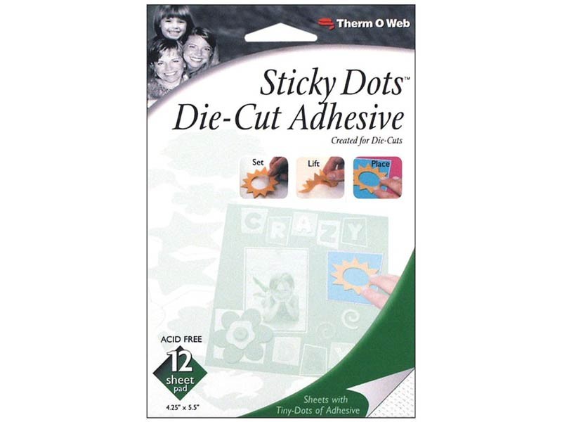 Thermoweb Sticky Dots - die-cut adhesive