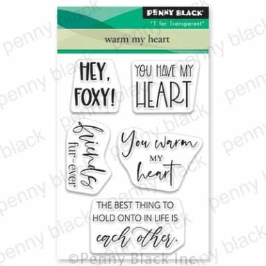 Penny Black Warm My Heart Mini Stamp Set 30-895 