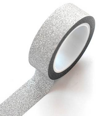 Silver Glitter Washi Tape