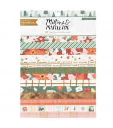sale - Crate Paper Mittens & Mistletoe Paper Pad 6x8