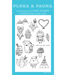sale - Flora and Fauna You are my Tribe Clear Set 20213