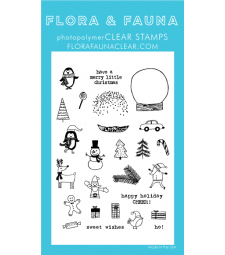 Flora and Fauna Winter Snowglobe Set 20269
