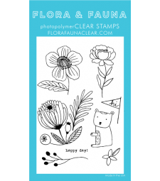 Flora and Fauna Floral Bear 20308