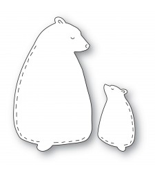 Poppystamps Whittle Polar Bears 2547