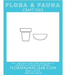 Flora & Fauna Flower Pots Die 30039