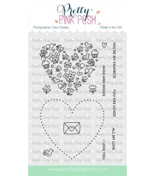  Pretty Pink Posh All My Love Stamp Set