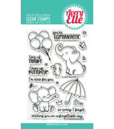 Avery Elle Elephantastic Clear Stamps ST-21-08