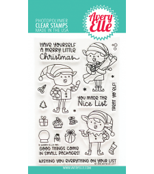 Avery Elle Nice List Clear Stamps ST-23-33