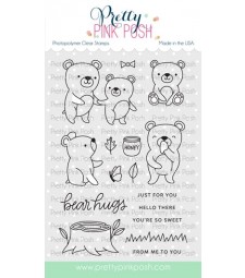 SALE - Pretty Pink Posh Bear Friends Stamp Set