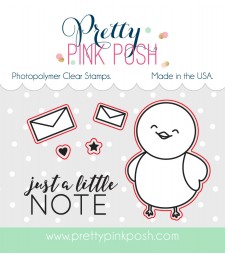 Pretty Pink Posh Birdie Notes Dies