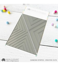 Mama Elephant Diamond Stripes Creative Cuts