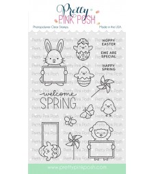 Pretty Pink Posh Easter Signs stamp set