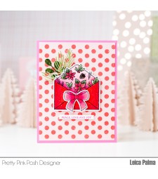 Pretty Pink Posh Holiday Envelopes stamp set