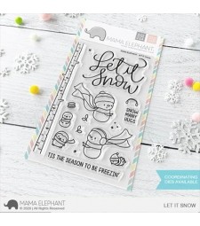 Mama Elephant  Let it Snow stamp set