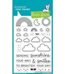  SALE - Lawn Fawn All the Clouds Clear Stamp Set LF2331