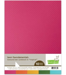 Lawn Fawn Textured Dot Cardstock - tropical LF2495