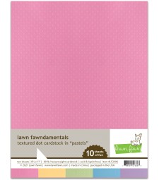 Lawn Fawn Textured Dot Cardstock - pastels